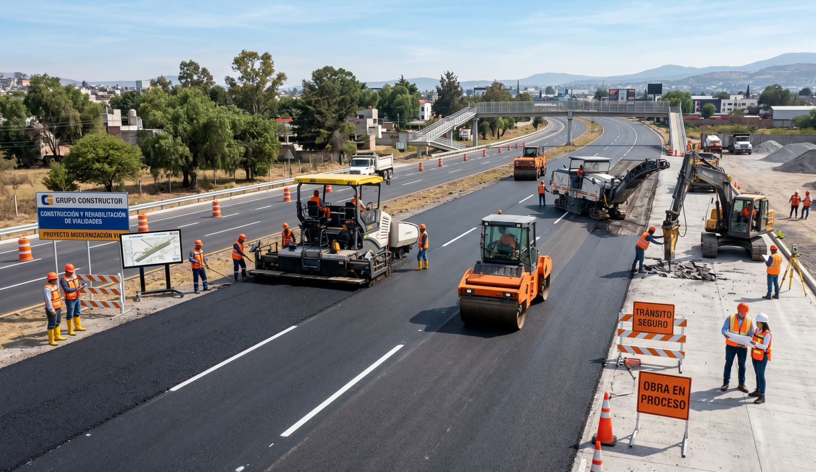 Construcción y Rehabilitación de vialidades